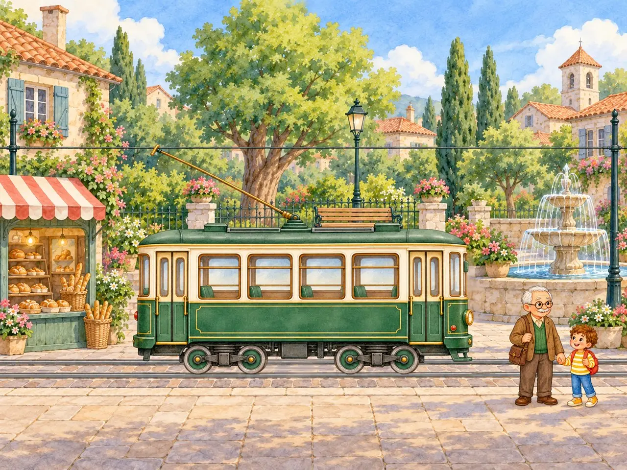 Flower Street Tram